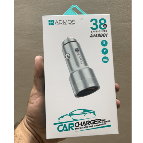 شاحن سيارة 38واط مدخلين تايب سي بقوة 20W و يوسبي 1...