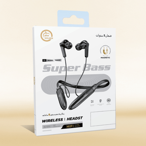 سماعة بلوتوث رقبة رياضية من جولدن بلس