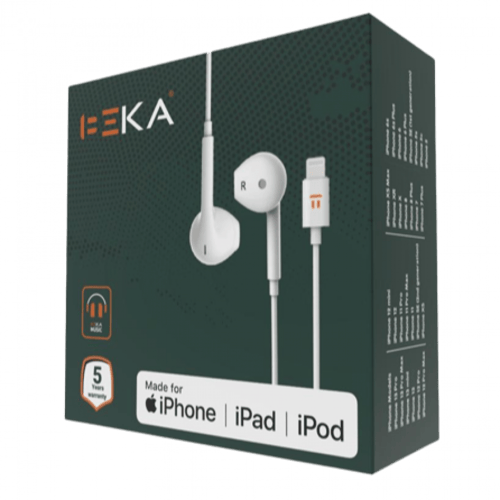 سماعة ايفون سلك لايتينق من بيكا ضمان5سنوات