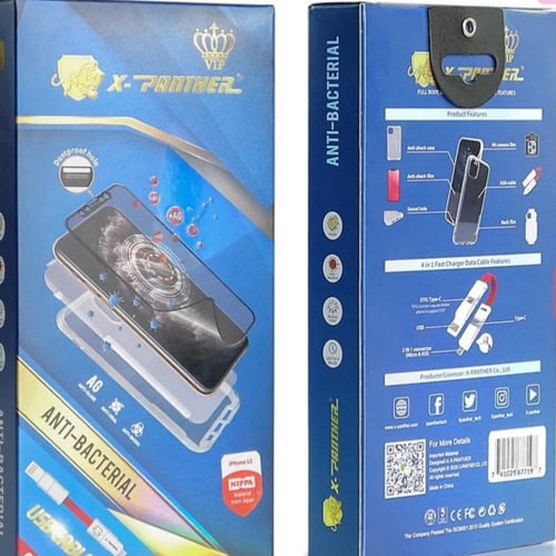 بكج حماية اكس بانثر VIP ايفون 12 المطورة المقاوم ل...