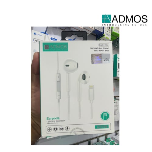 سماعة أبل أيفون مدخل لايتنينق-ايفون من ادموس ضمان...