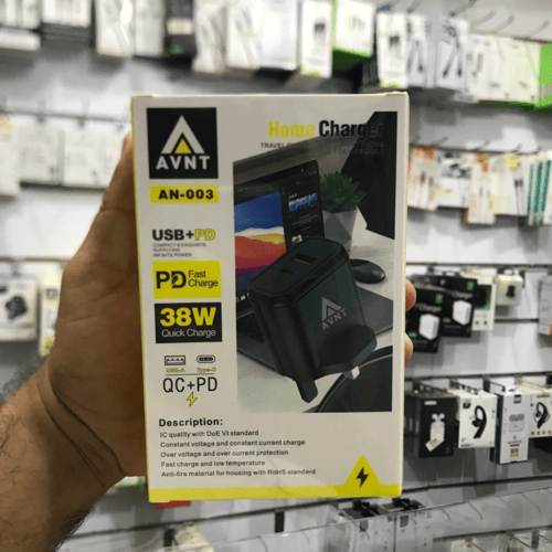 شاحن جداري بقوة38واط من افنت مدخلين بي دي 20 واط م...