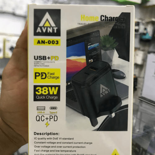 شاحن جداري بقوة38واط من افنت مدخلين بي دي 20 واط م...