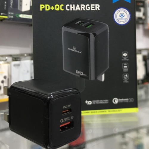 شاحن جداري من وينماكس 65واط،مخرجين بي دي20واط+يوسب...