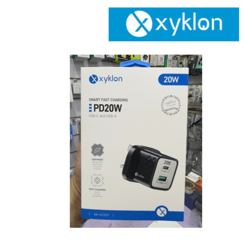 شاحن جداري 20W بمنفذين تايب سي20واط ويوسبي18واط(ال...