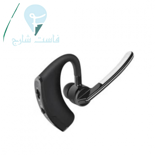 سماعة بلوتوث فرديه من باستيك مع مايك لون اسود ضمان...