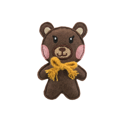 تريسكي لعبة للقطط على شكل دب مع كاتنيب