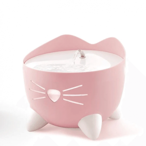 كات-إت نافورة شرب للقطط - زهري