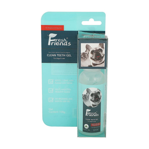 فريش فريندز جل تنظيف الأسنان للقطط والكلاب