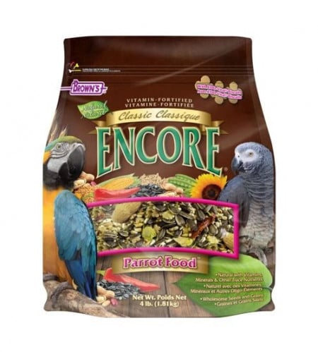 براونز أينكور غذاء للببغاوات