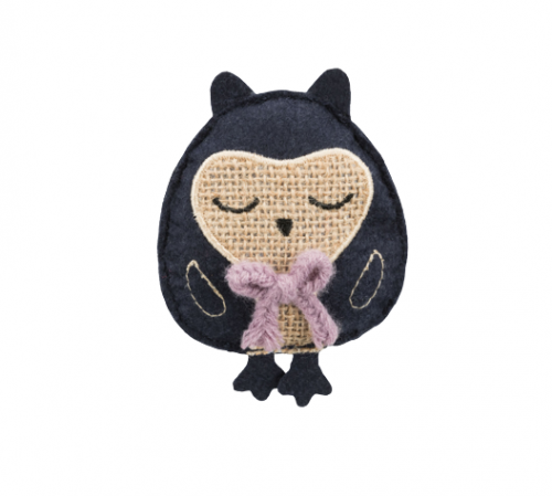 تريسكي لعبة على شكل بومة مع كاتنيب للقطط