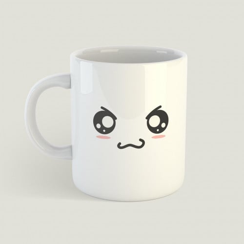 الوجه الغاضب - Angry face