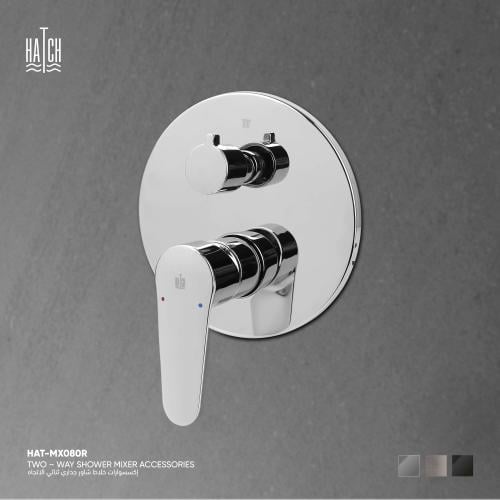 إكسسوارات خلاط شاور جداري ثنائي الاتجاه