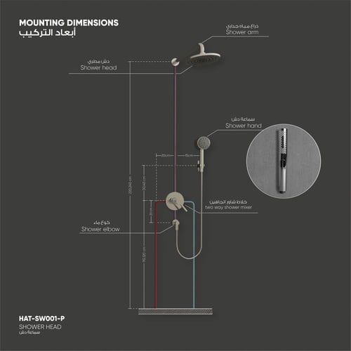 سماعة دش SW001-P