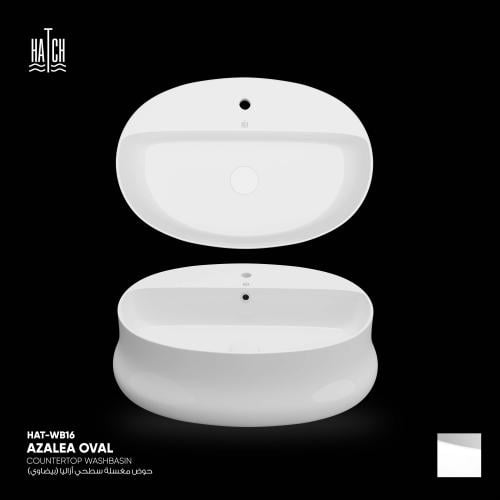 حوض مغسلة سطحي أزاليا (بيضاوي)