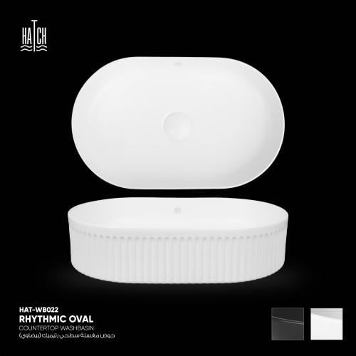 حوض مغسلة سطحي رتيميك (بيضاوي) - WB022