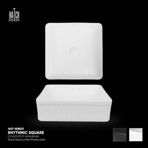 حوض مغسلة سطحي رتيميك (مربع) - WB021