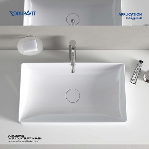 حوض مغسله ديورا سكوير سطحي