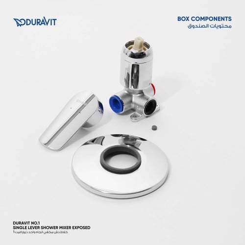 خلاط دش مخفي اتجاه واحد ديورافيت