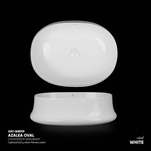 حوض مغسلة سطحي أزاليا (بيضاوي) - WB019