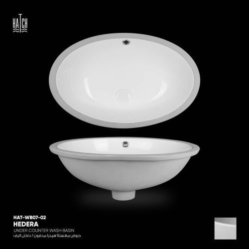 حوض مغسلة بيضاوي داخل الرف ( مدفون ) هيدرا WB07-02