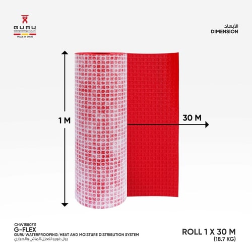 رول عزل مائي وحراري - غورو
