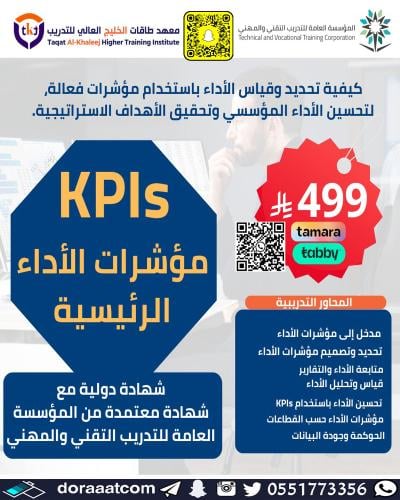 أون لاين | دورة مؤشرات قياس الأداء (KPIs)