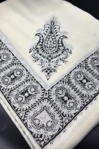 شال ترسيمة صوف كشميري شتوي 2026