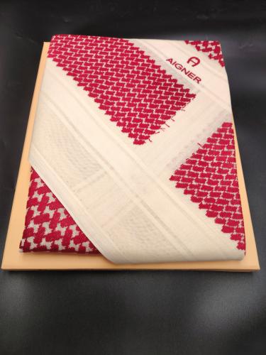 شماغ اجنر المثالي بيج احمر f117