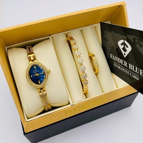 ساعة ماركة فندربلو نسائي سحاب استيل