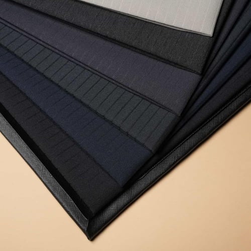 قماش اس ون مقلم مطفي شتوي 50 في المية صوف 8407