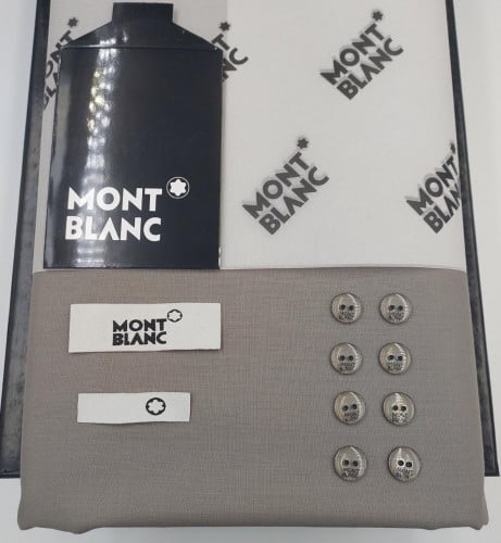 قماش مونت بلانك الصيفي الفاخر لون رمادي 55