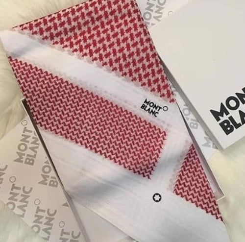 شماغ مونت بلانك شبابي رسمي الجديد صناعة إنجليزية 1...
