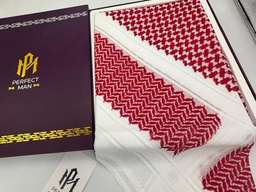 شماغ برفكت مان شبابي احمر 2024 - 23015