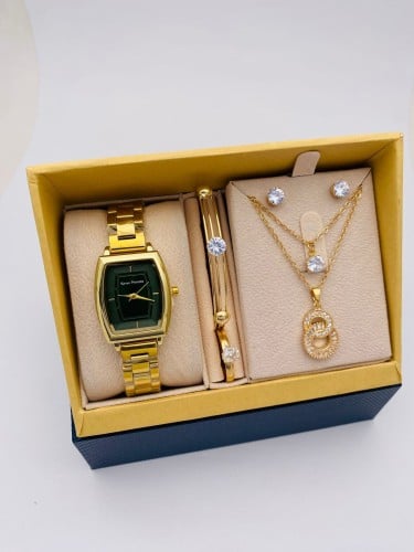 طقم ساعة نسائية ومجموعة سلاسل ماركة فندر بلو 2026...