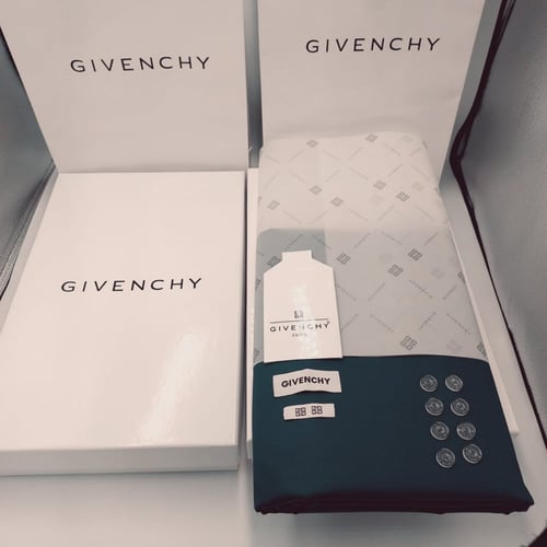 قماش جيفنشي صيفي لون تركواز