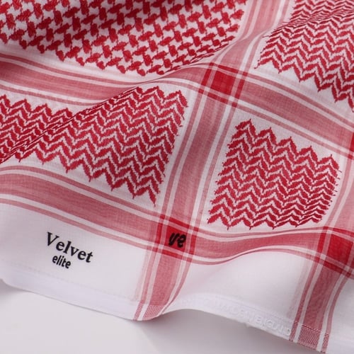 شماغ فيلفت اليت كلاسيك احمر دم الغزال 2026