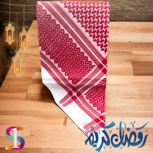 شماغ برفكت مان بلس احمر 2024 - PERFECT MAN 23018