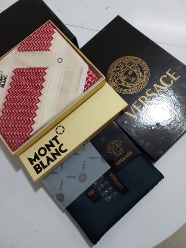 عرض خاص : قماش فرزاتشي شتوي 2026 لون تركواز + شماغ...