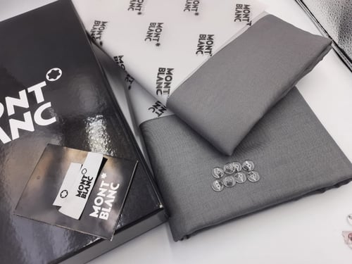 قماش مونت بلانك صيفي لون رمادي غامق رقم 2040