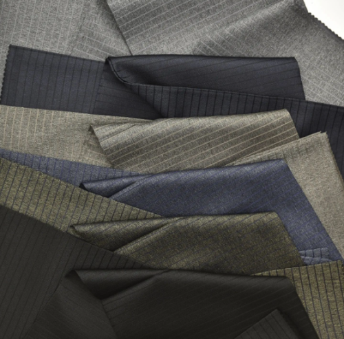 قماش اس ون مقلم مطفي شتوي 50 في المية صوف 8407