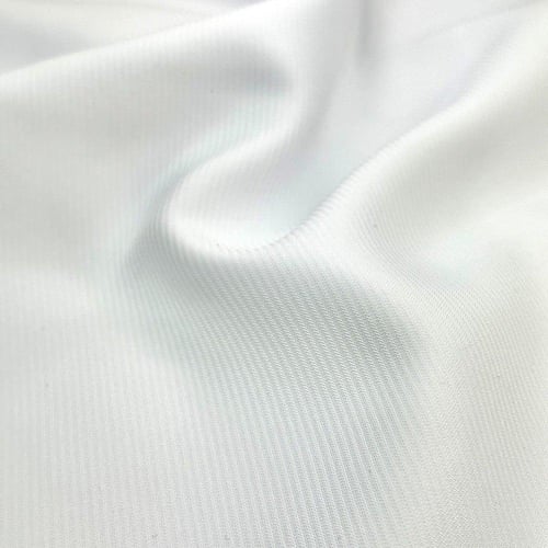 قماش اس ون S1 مقلم رفيع M55 لون ابيض