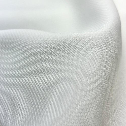 قماش اس ون S1 مقلم رفيع M55 لون ابيض