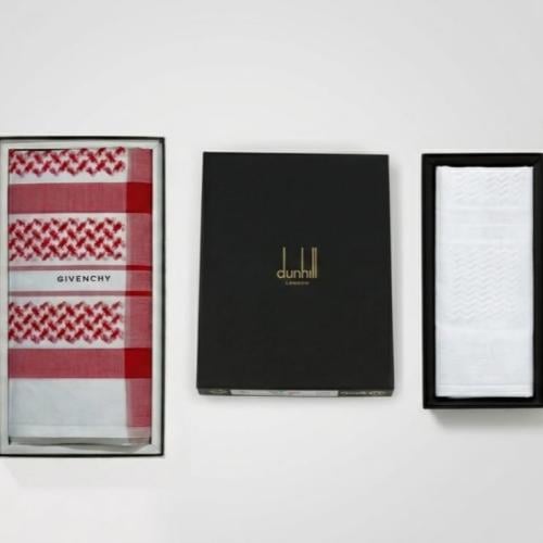 عرض مؤقت بكج العيد :3 اشمغة جيفنشي رسمي 2025+ شماغ...