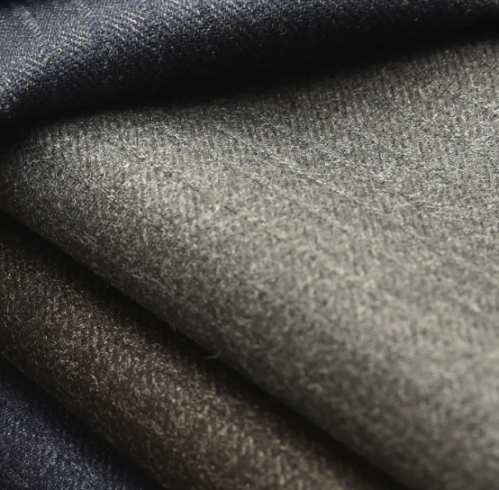 قماش اس ون مقلم مطفي شتوي ياباني 50 تصميم اسباني 4...