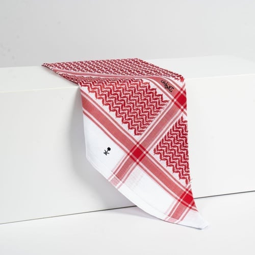 شماغ ملكي خاص احمر غامق الاصلي اصدار 2026