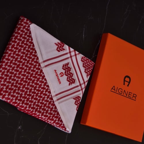 شماغ اجنر احمر غامق شبابي 2026