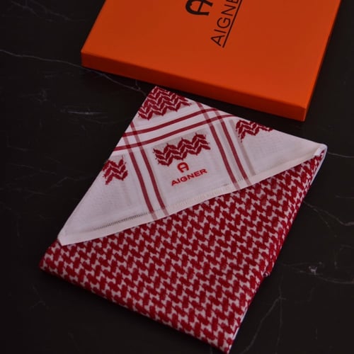 شماغ اجنر احمر غامق شبابي 2026