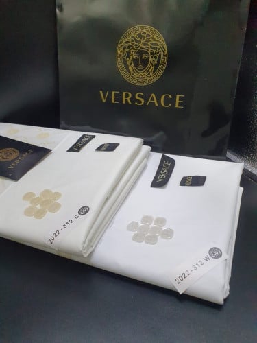 قماش فرزاتشي رجالي ابيض او كريمي سلك ياباني ناعم ط...