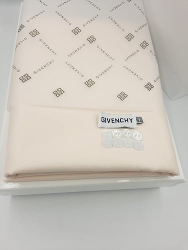 قماش جيفنشي صيفي لون كاكي فاتح